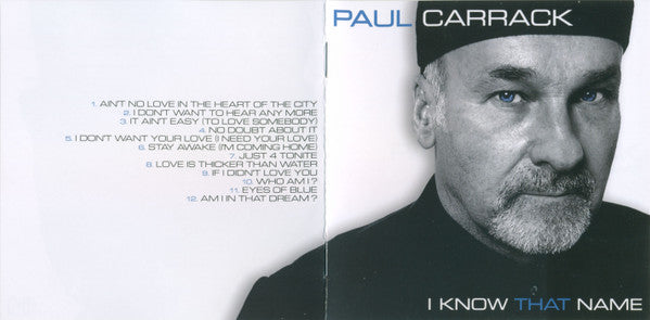 Paul Carrack : I Know That Name (CD, Album)