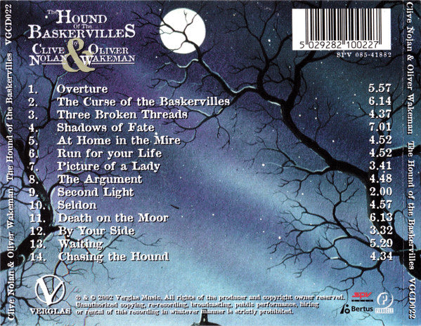 Clive Nolan & Oliver Wakeman : The Hound Of The Baskervilles (CD, Album)