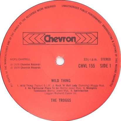 The Troggs : Wild Thing (LP, Comp)