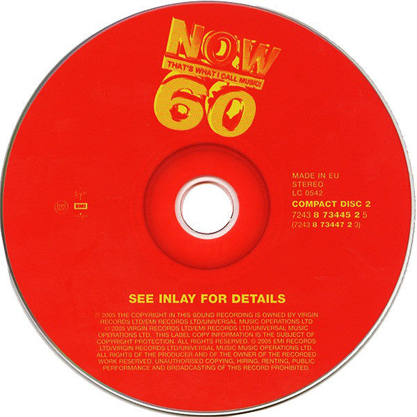 Various : Now That's What I Call Music! 60 (2xCD, Album, Comp)