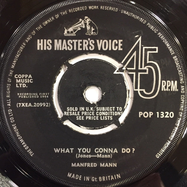 Manfred Mann : Do Wah Diddy Diddy (7", Single, 4-P)