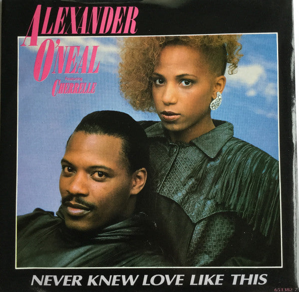Alexander ONeal Featuring Cherrelle - Never Knew Love Like This (7) (Near Mint (NM Or M-)) - DaddyPop