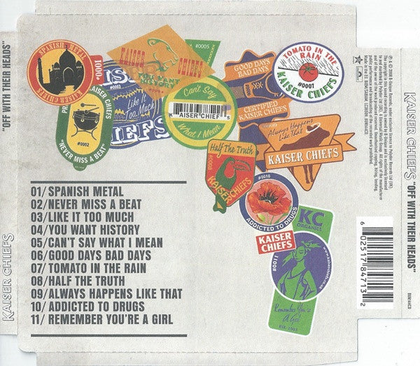 Kaiser Chiefs : Off With Their Heads (CD, Album, Sup)