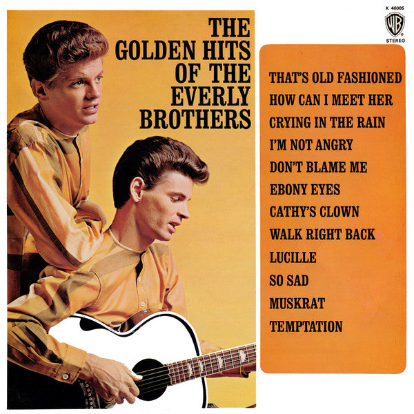 Everly Brothers : The Golden Hits Of (LP, Comp, RE, Bur)
