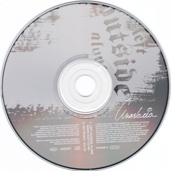 Anastacia - Left Outside Alone (CD) (Very Good (VG)) - DaddyPop