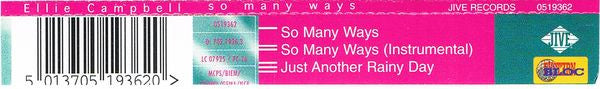 Ellie Campbell : So Many Ways (CD, Single)