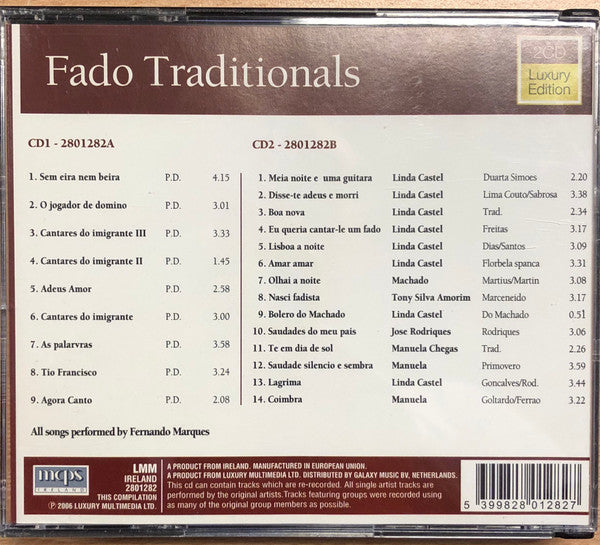 Various : Fado Traditionals (2xCD, Comp)