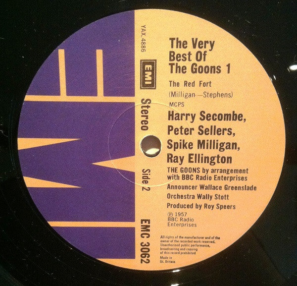 The Goons : The Very Best Of The Goons - 1 (LP, Comp)