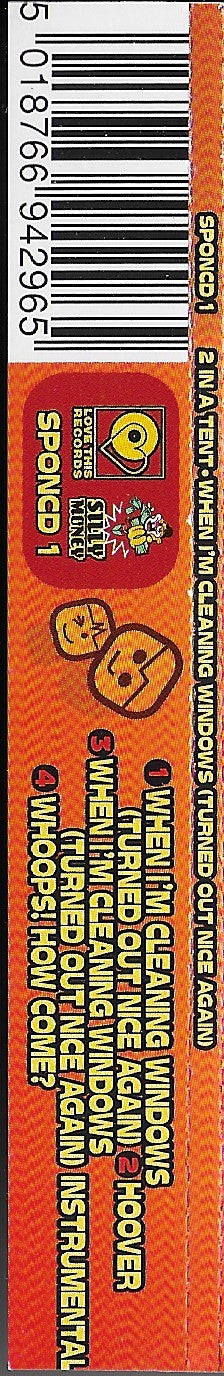 2InATent - When Im Cleaning Windows (Turned Out Nice Again) (CD) (Very Good (VG)) - DaddyPop