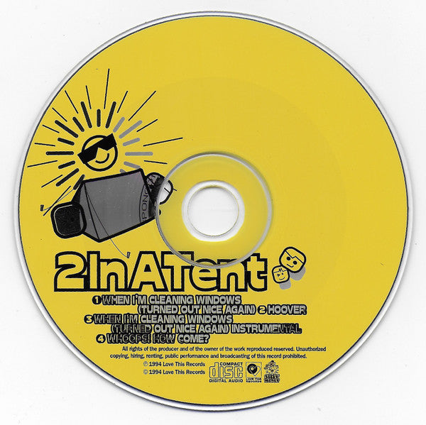 2InATent - When Im Cleaning Windows (Turned Out Nice Again) (CD) (Very Good (VG)) - DaddyPop