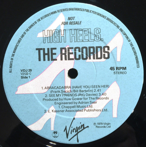 The Records : Shades In Bed (LP, Album + 12", EP, Mono + Ltd, Gat)