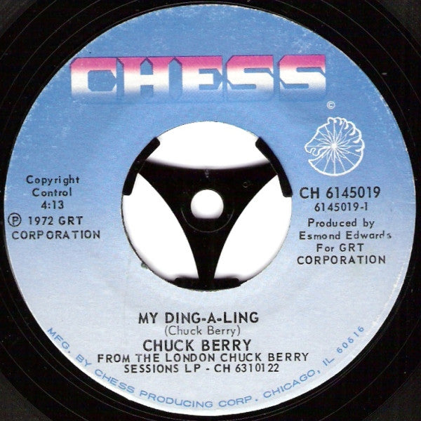 Chuck Berry : My Ding-A-Ling (7", Single, Styrene)