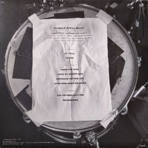 Snapped Ankles : 21 Metres To Hebden Bridge (LP, Album, RSD, Ltd, Lea)