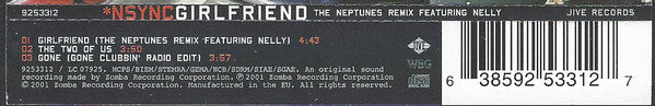 NSYNC Featuring Nelly - Girlfriend (The Neptunes Remix) (CD) (Very Good Plus (VG)) - DaddyPop