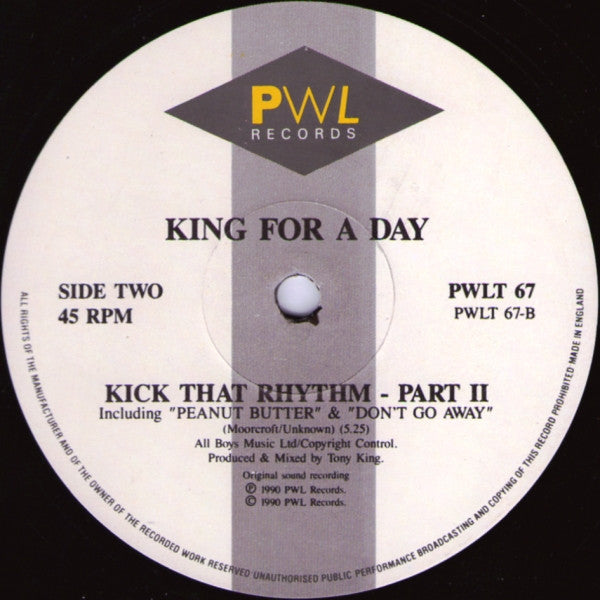 King For A Day : Kick That Rhythm (12")