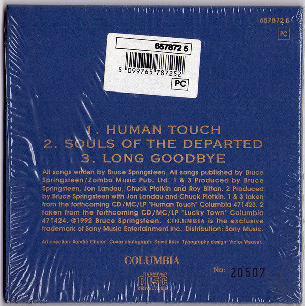 Bruce Springsteen : Human Touch (CD, Single, Ltd, Num)