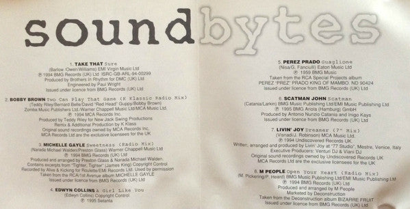 Various : Soundbytes (CD, Comp)