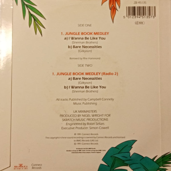 The UK Mixmasters : Jungle Book Megamix (7", juk)