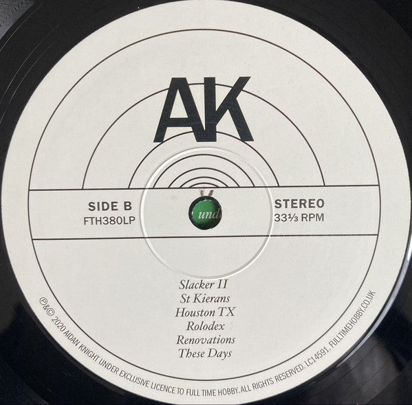 Aidan Knight : Aidan Knight (LP, Album)