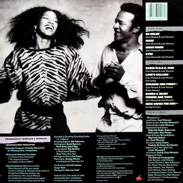 Womack & Womack : Radio M.U.S.C. Man (LP, Album)