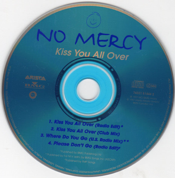 No Mercy : Kiss You All Over (CD, Single, CD1)