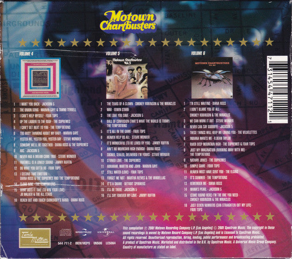 Various : Motown Chartbusters Volumes 4-6 (3xCD, Comp, RP)