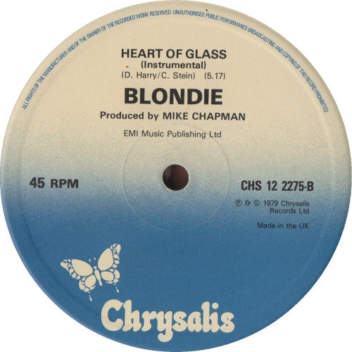 Blondie : Heart Of Glass (12", Single, RP)