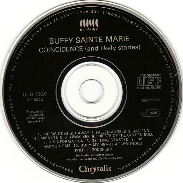 Buffy Sainte-Marie : Coincidence And Likely Stories (CD, Album)