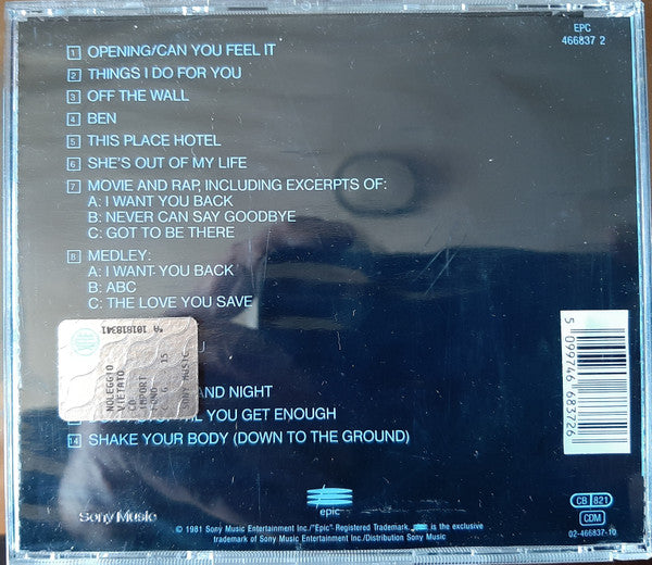 The Jacksons : Live (CD, Album, RE, RP)