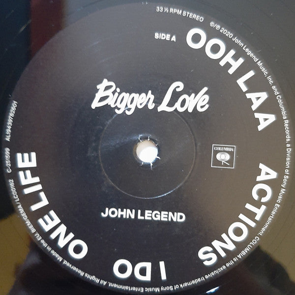 John Legend : Bigger Love (2xLP, Album, Gat)