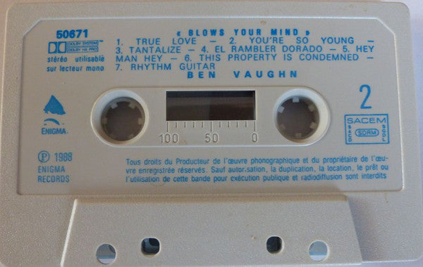 Ben Vaughn : Ben Vaughn Blows Your Mind (Cass, Album)