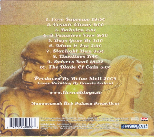 The Flower Kings : Adam & Eve (CD, Album, O-C)