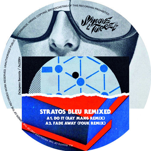 Smoove + Turrell : Stratos Bleu Remixed (12", EP, Ltd)