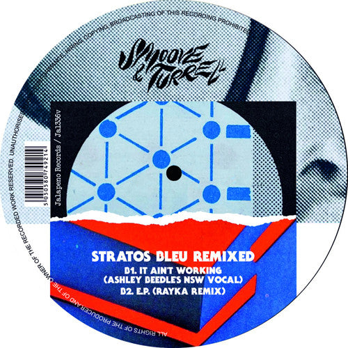 Smoove + Turrell : Stratos Bleu Remixed (12", EP, Ltd)
