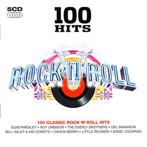 Various : 100 Hits Rock 'n' Roll (5xCD, Comp + Box)