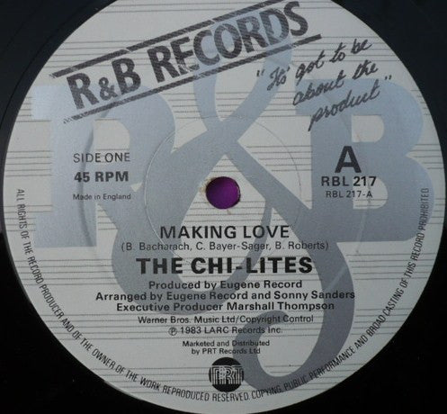 The Chi-Lites : Making Love (12")