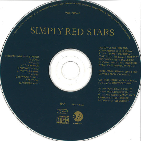 Simply Red : Stars (CD, Album)