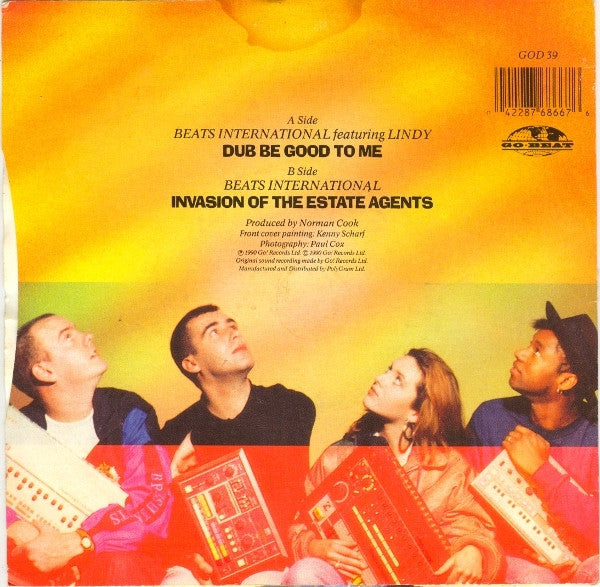 Beats International : Dub Be Good To Me (7", Single, Sil)