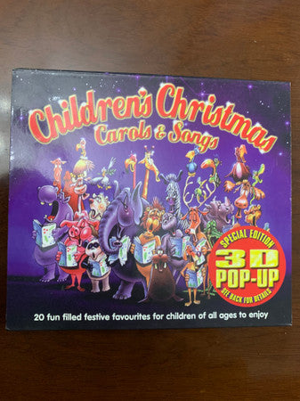 Various - Childrens Christmas Carols & Songs (Special Edition 3d Pop-Up) (CD) (Very Good Plus (VG)) - DaddyPop