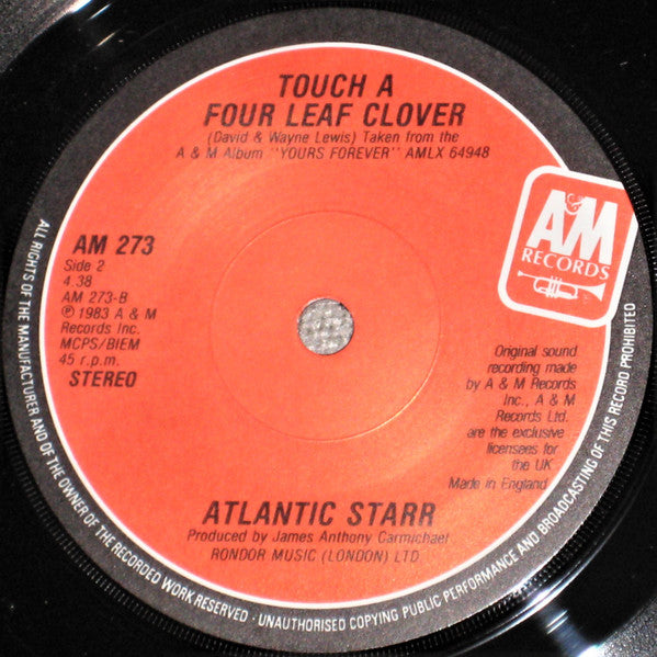 Atlantic Starr - One Love (7) (Very Good Plus (VG)) - DaddyPop