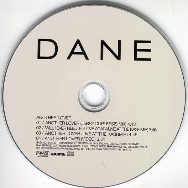 Dane Bowers : Another Lover (CD, Single, Enh)
