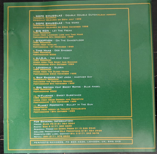 Various : Perfecto On Tour (CD, Comp, Promo)