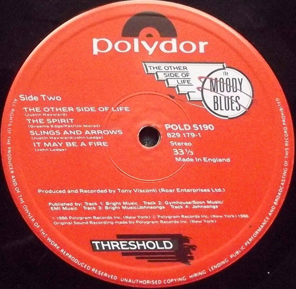 The Moody Blues : The Other Side Of Life (LP, Album)