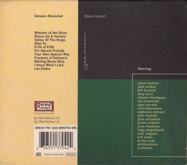 Steve Hackett : Genesis Revisited (CD, Album)