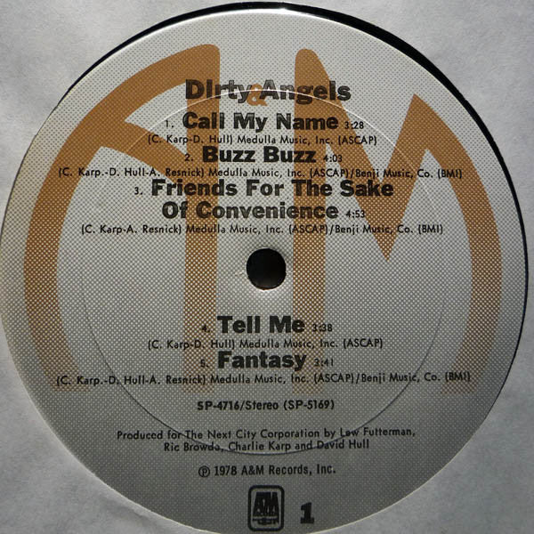 Dirty Angels (2) : Dirty Angels (LP, Album)