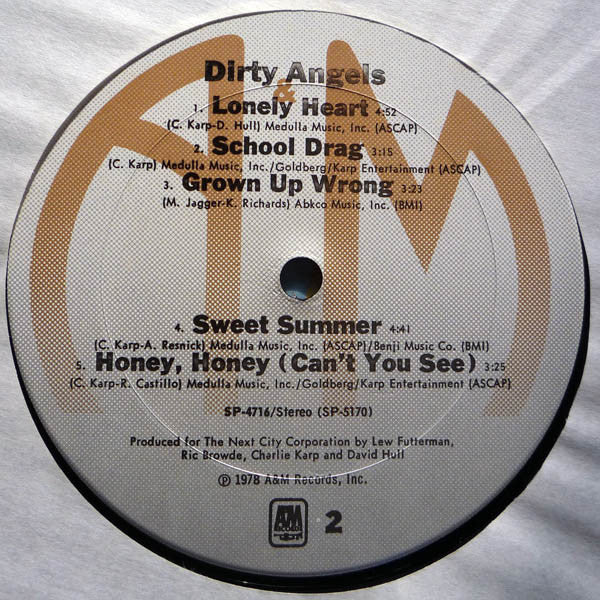Dirty Angels (2) : Dirty Angels (LP, Album)