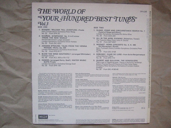 Various : The World Of Your Hundred Best Tunes Vol. 3 (LP, Comp, Lab)