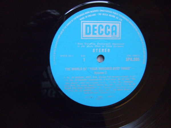 Various : The World Of Your Hundred Best Tunes Vol. 3 (LP, Comp, Lab)