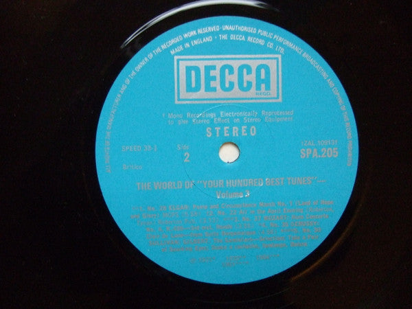 Various : The World Of Your Hundred Best Tunes Vol. 3 (LP, Comp, Lab)