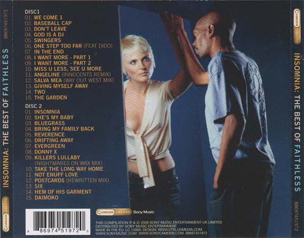 Faithless : Insomnia: The Best Of Faithless (2xCD, Comp, Car)